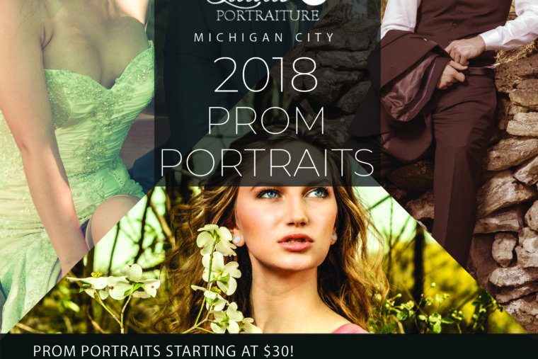 Now Booking for 2018 Prom Portrait Sessions at Studio 18